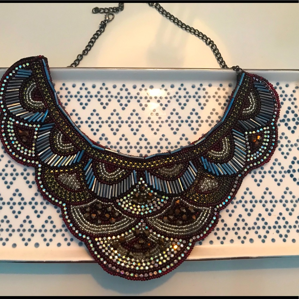 Beautiful unique beaded necklace